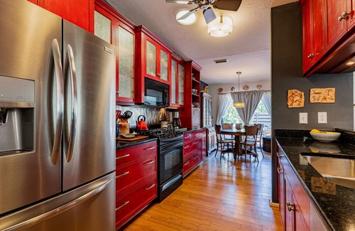 Indian Beach Sapphire Shores House | Eclectic Sarasota Spiritual Oasis - Pool, BBQ, Firepit & Short Walk to the Bay