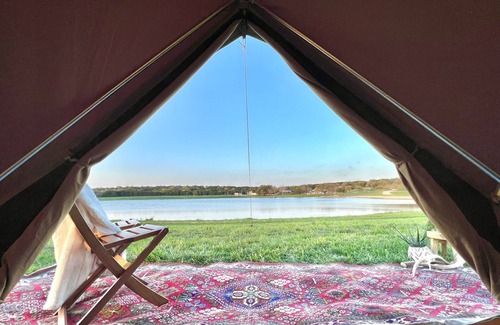 Leon Junction Apartment | [Eclipse Amenities Included]142 Acre Ranch Glamping Tent