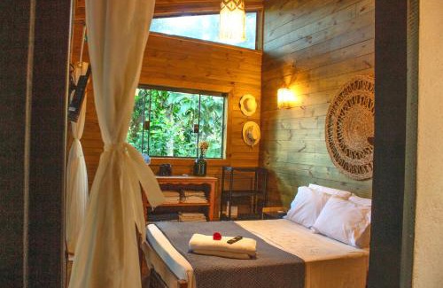 Trindade Ski Chalet | Eco Cabana a 150 metros da praia e centrinho