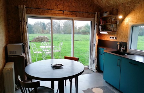 Sainte-Marguerite-d'Elle Apartment | Eco-friendly cottage private pool heated all year round