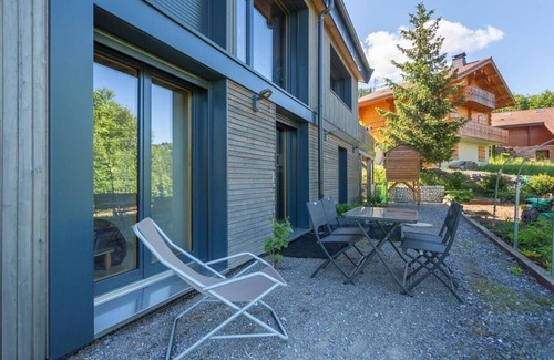 Habere-Poche Apartment | Eco-gite dans chalet neuf au pied des montagnes