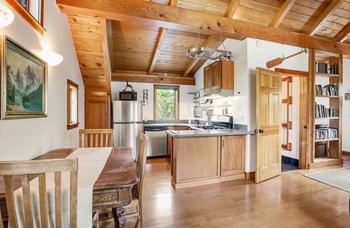 Bainbridge Island House | Eco home & studio with swim spa, Olympic views, home gym, & play structure
