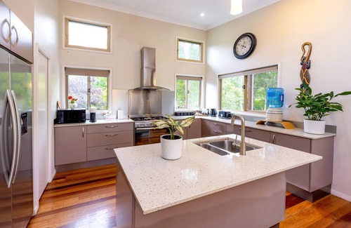 Doonan House | Eco House with private pond & forest. Noosa Hinterland Retreat