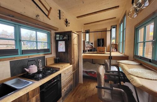 Sarninghausen House | Eco Tiny House in vacation park near ecovillage