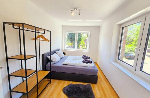 Meppen Apartment | EcoCube 442 - Balkon, 2Zimmer, Waschmaschine, Schlafsofa