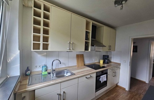 Meppen Apartment | Ecocube Apartment3 Meppen 5pers, Balkon, Küche, Waschmaschine