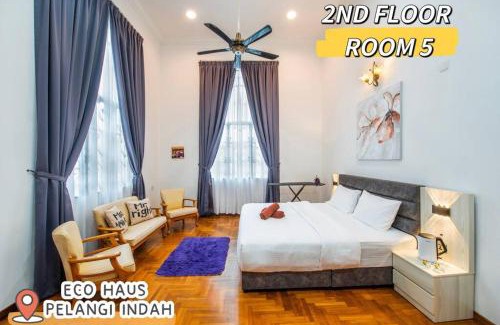 Ulu Tiram Villa | ECOHAUs AeonTebrau/Pool/Netflix/Karaoke/Gaming