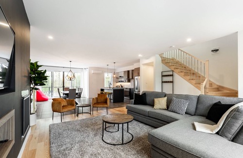 Magog Condo | Ecological 3-bedroom condo-chalet with shared spa Lake Memphremagog