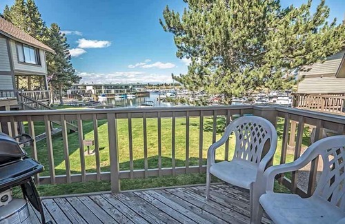 Tahoe Keys Condo | Economical Waterfront Condo for 6 with Great Views of the Marina - 86A~