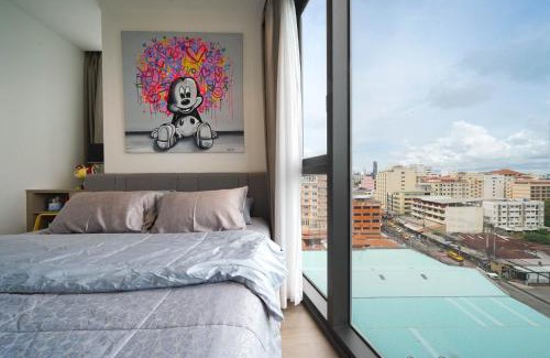 Pattaya Bay Apartment | EDGE Central Pattaya 2bdrm Balcony Ocean View