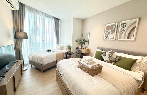 Pattaya Bay Apartment | EDGE Cozy Vacation Condo infinite SKY Pool