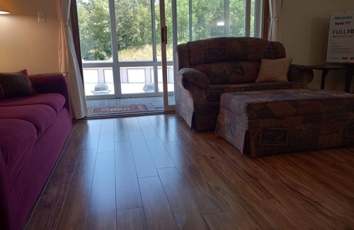 Detroit Lakes Condo | Edgewater Condo, central location, beach,n dock, indoor & outdoor pools, sauna.