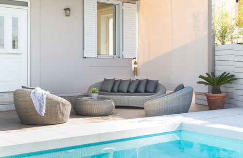 Roussospiti Villa | Effie's Cozy Villa - spectacular view & playground