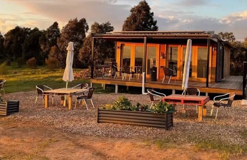 Heathcote South RV Rental | Eight Glamping tents on 45 stunning acres. Serenity of Heathcote Glamping Park