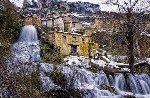 Orbaneja del Castillo House | El Salto del Agua Auténtico El Molino de la Cascada Orbaneja