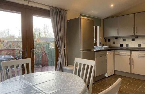 Low Catton House | Elckys stunning HOT TUB lodge York with secure garden and kids play area