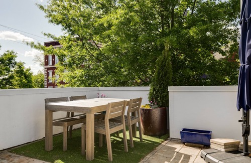 North Chesterfield Apartment | Elegant 3-Bedroom Home with Stunning Rooftop Deck & Dining Area
