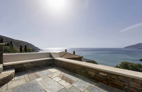 Steniai Villa | Elegant Andros Beach House | Villa Stenies Anatoli | 5 bedrooms | Stunning.