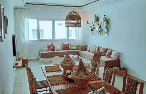 Doukka Apartment | Elegant Apartment in Tanger City Center