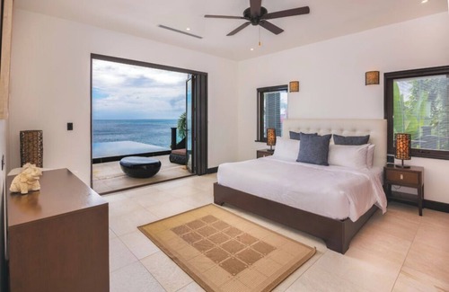 Fryes Beach Hotel | Elegant Beach-View Villa with Pool Perfect for Families Seeking Relaxation