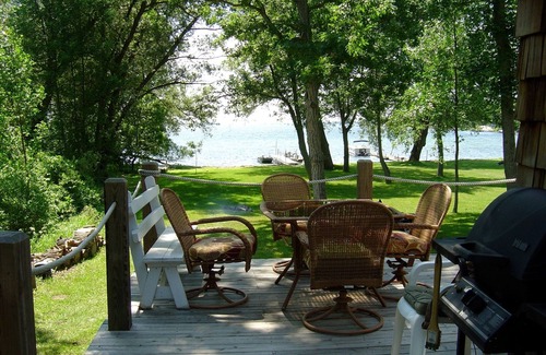 Hammond Ski Chalet | Elegant Chalet Style, Large Deck, Huge Spacious Green Yard, Riverfront