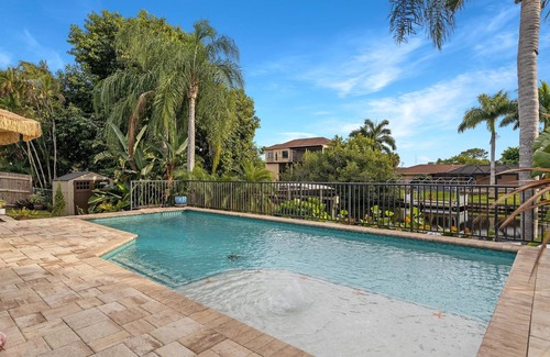 Bonita Springs House | Elegant guest suite with a Dock and Pool
