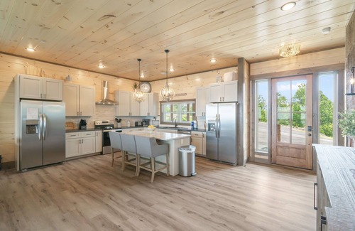 Sevierville Cabin | Elegant Indoor Pool/Theater/Game Room/Dog Friendly-Sleeps 20