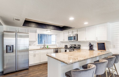 Quail Valley House | Elegant Oasis Home with a Serene Pool and Patio