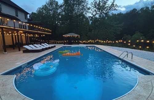 Sparta Township House | Elegant & Private Sparta Home – Pool, Deck, and Luxury Comfort