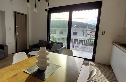Kato Almiri Cottage | Elegant summer residence with big balcony and garden. Can host 8-10 adults.