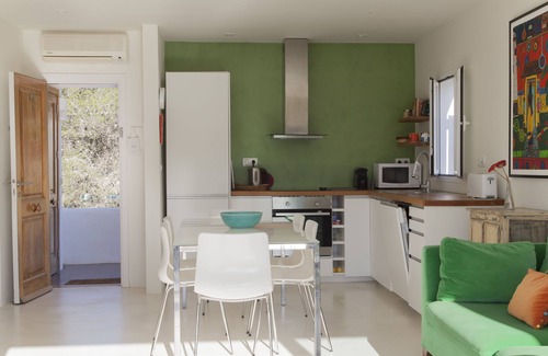 Cala Vadella Apartment | Elegant, vistamar, sunset, beach walk .