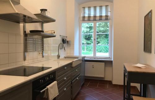 Wiesenbach Apartment | Elegantes Gästeapartment Verano in Schloß und Hofgut Langenzell