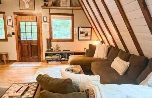 Smith River Cabin | eleVAted Acres A frame w/Hot Tub, Near Fairy Stone State Park and Philpott Lake