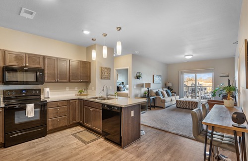 Waukee Apartment | Elevated Spacious Comfortable 2 King Amenities