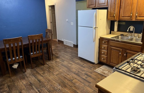 Elkhart House | Elkhart home with 3 bedrooms and separate office