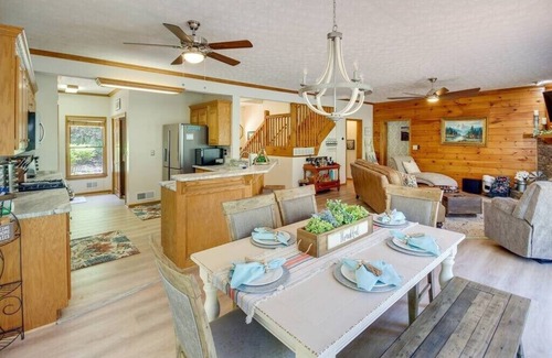East Ellijay House | Ellijay Riverfront Escape: Game Room & Fire Pit