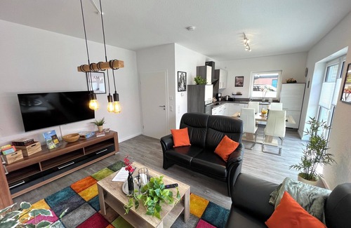 Apeldorn House | "elstar" - Barrierefreies Ferienhaus mit Carport Terrasse Netflix Free Wifi