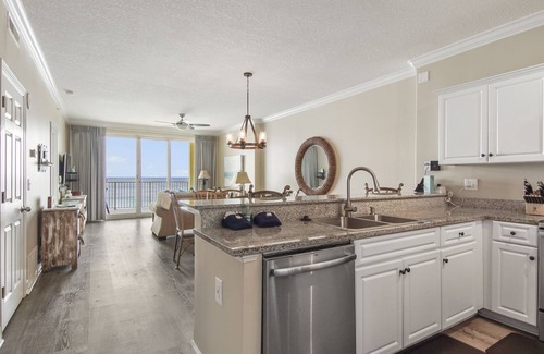 West Panama City Beach Condo | Emerald Isle 904 - Front row beach chair service included! Affordable rates!