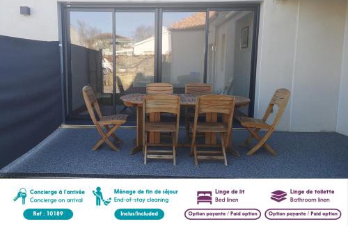 Beauvoir-sur-Mer House | En plein centre, jolie maison pour 6 avec jardin