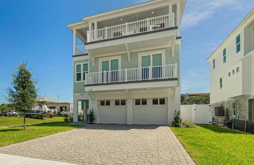 St. Augustine Beach House | Endless Summer Oasis- Luxury 5br, heated pool, elevator, steps to ocean!