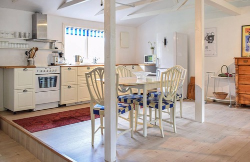 Hjorted House | Enjoy an unforgettable stay in this inviting vacation home with some sea view.