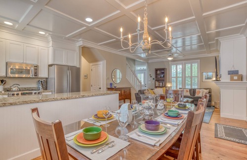 Lincoln Beach House | Enjoy Bella Beach Craftsmanship, King Master Suite, Hot Tub, Fire Pit and More!