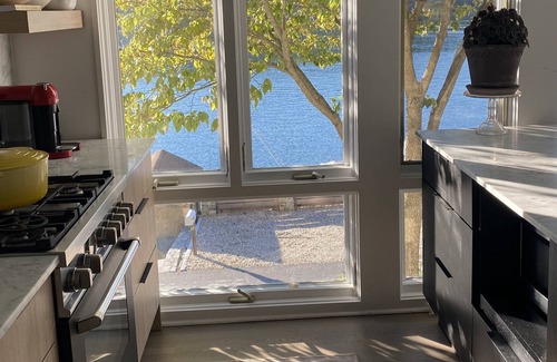 New Preston House | Enjoy Leaf Peeping from this Chic Waterfront Cottage.