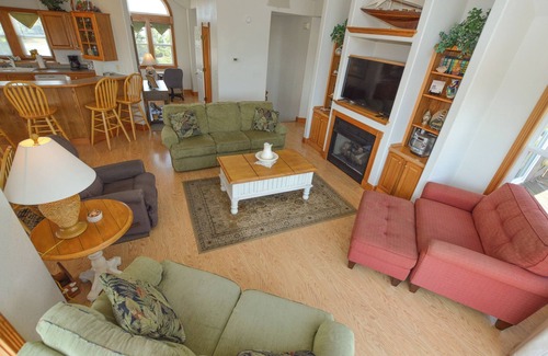 Nags Head House | Enjoy ocean views from this beautiful home, nestled in a quiet soundside community.
