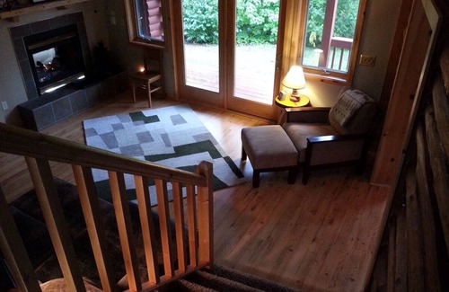 Grand Marais Cabin | Enjoy the beautiful views of Devil Track Lake near Grand Marais, MN n