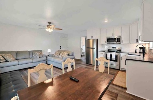Moody Apartment | Enjoy the country views! Unit A