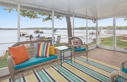Pinckney House | Enjoy the lake in our family-friendly home with beautiful lake views!