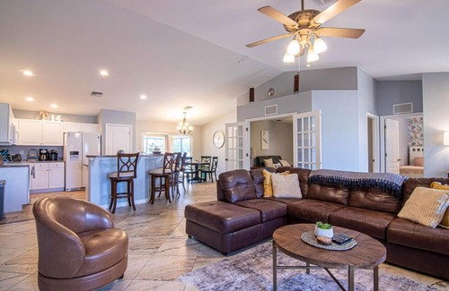 Diplomat House | Enjoy the Salt Life with this Heated Saltwater Pool and outdoor lanai.