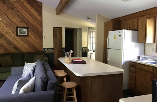Bryson City House | Enjoy the sound of the Waterfall right off the back deck