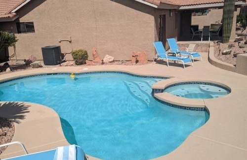 Green Valley North House | Enjoy this charming 1 story home with backyard oasis!🌴Short drive to the Strip!